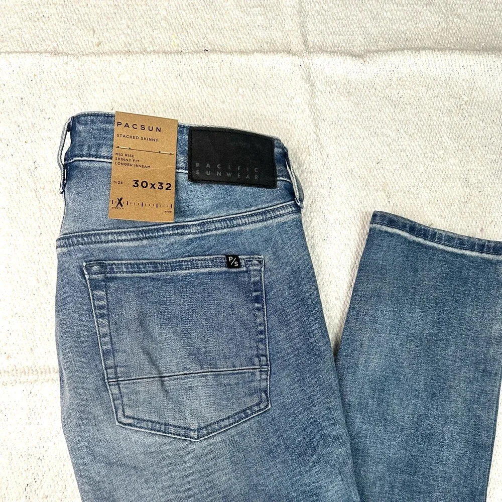 PacSun NWT Men’s Stacked Skinny Jeans - Picture 9 of 9